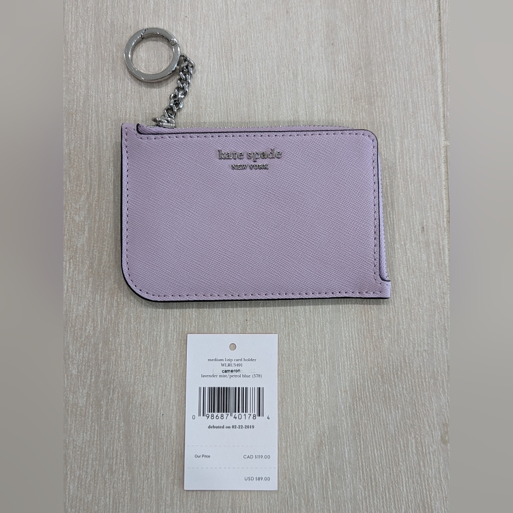 Kate spade l zip card holder cameron